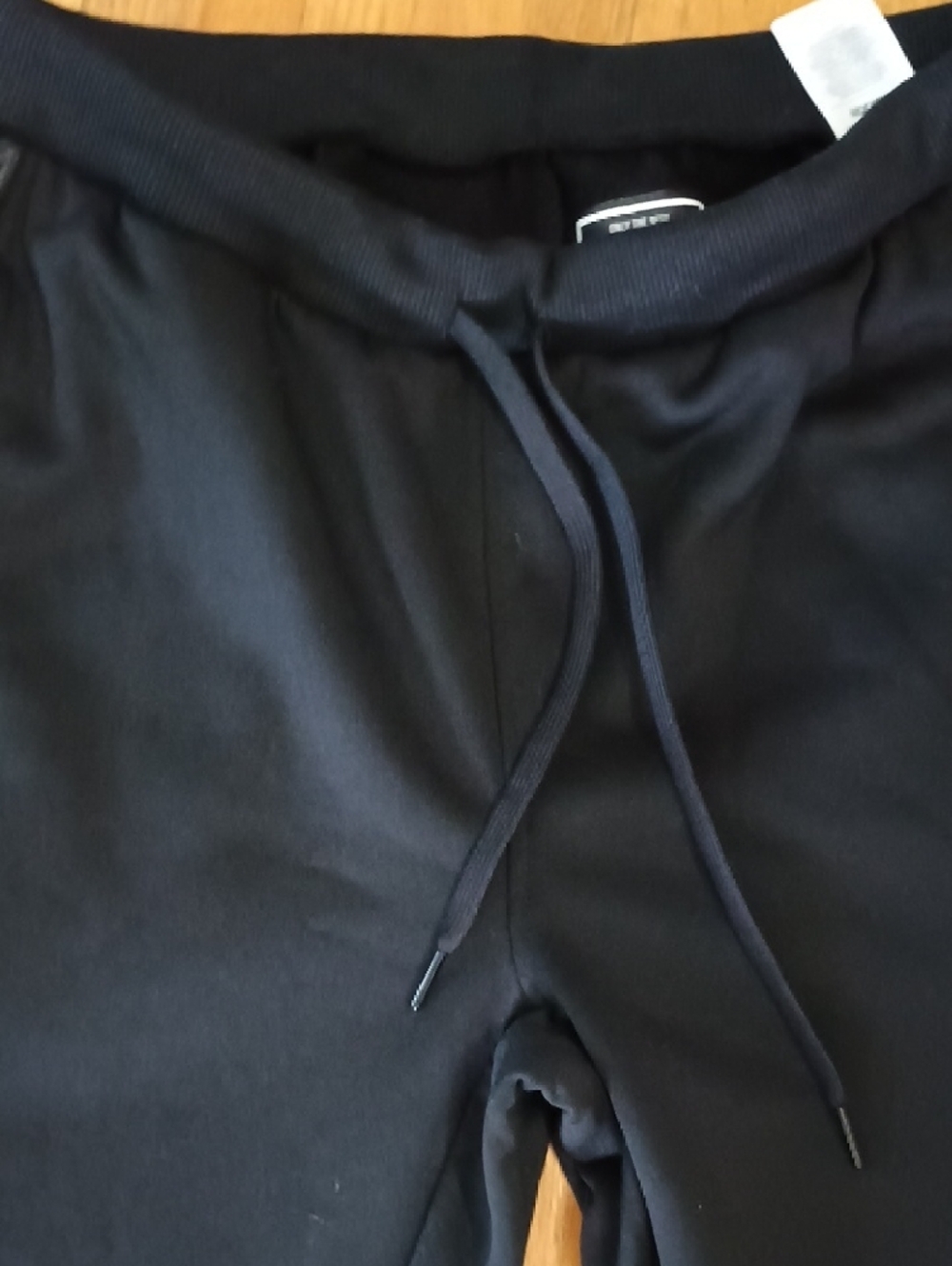 adidas Black Joggers with Dark Gray Side Panels - Picture 5 of 6